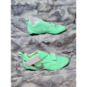 NEW Nike SuperRep Indoor Cycle Shoes Mint Green Glow CJ0775 305 Women's‎ size 6